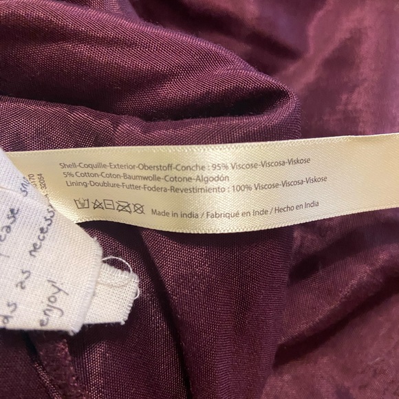 Free People FP One Burgundy Long sleeve Mini Dress - Picture 4 of 4